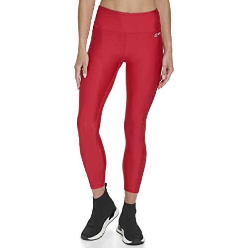 DKNY Damen Sport Bauchkontrolle Workout Yoga Leggings, Glänzende Skipatro, S von DKNY