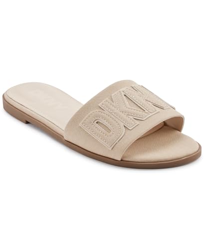 DKNY Damen Willow-Flat Slide Sandal, Hemp, 36 B EU von DKNY