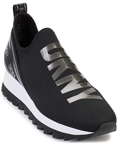 DKNY Damen Women's Womens Shoes Abbi Sneakers Sneaker, Black/White, 36 EU von DKNY