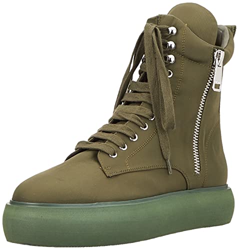 DKNY Damen Women's Womens Shoes Aken Sneaker Boot W/Inside Zip, Army, 38 EU von DKNY