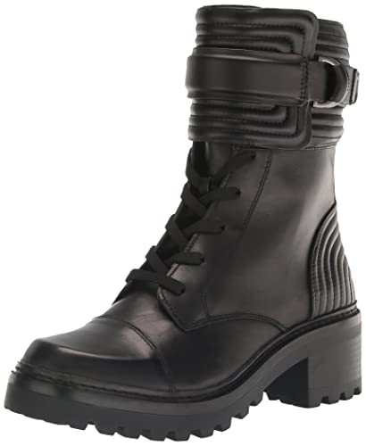 DKNY Damen Women's Womens Shoes Basia Combat Boot, Black, 40 EU von DKNY