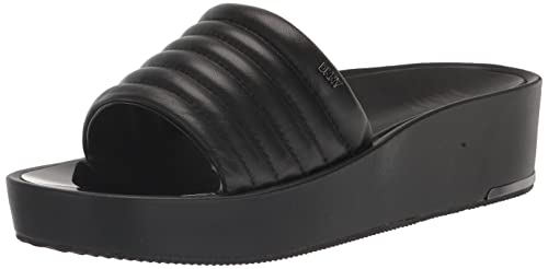 DKNY Damen Women's Womens Shoes JASNA Wedge Sandals, Black, 37.5 EU von DKNY