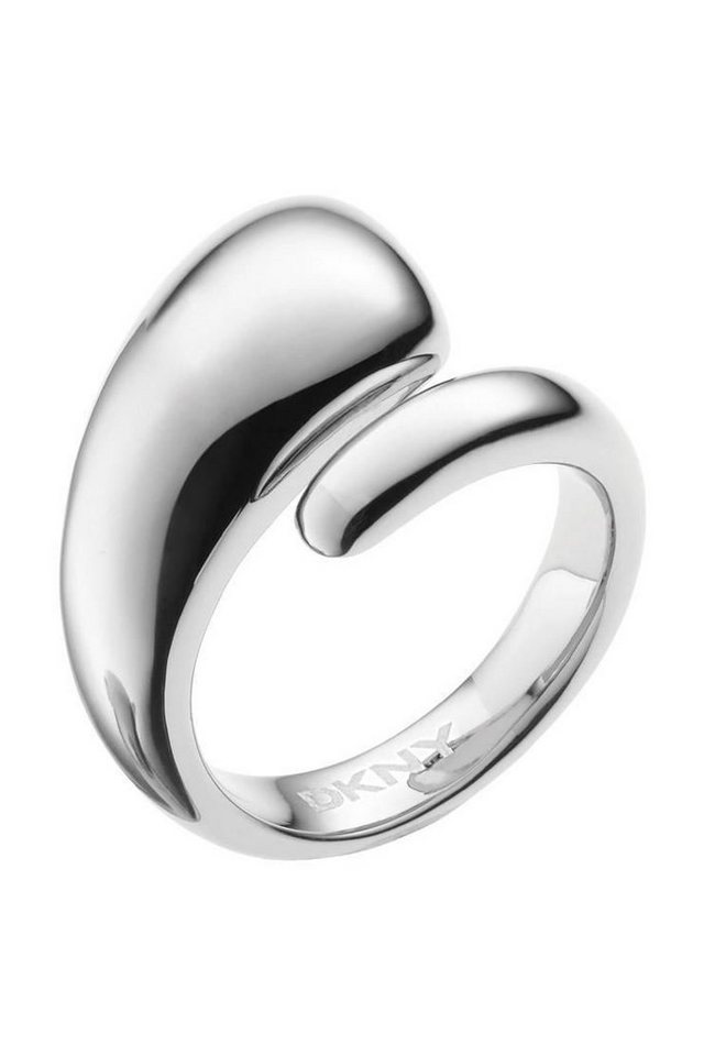 DKNY Fingerring Damen, aus Edelstahl, Gr. 59 (18,8mm) von DKNY