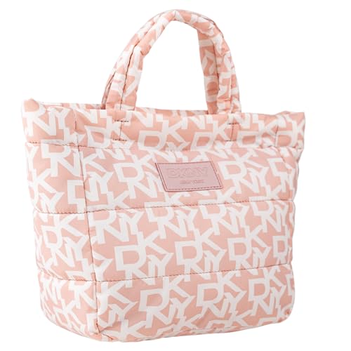 DKNY - Handtasche Damen Umhängetasche - Handtaschen Damen Mittelgross mit verstellbarem riemen - Umhängetasche Damen hergestellt aus hochwertigem material - Dauerhaft Damen-Umhãngetasch, Pudriges Rosa von DKNY