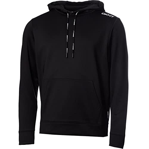 DKNY Herren Active Golf Hoody – Schwarz – S von DKNY