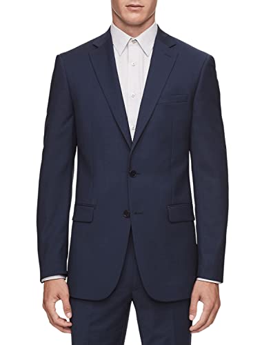 DKNY Herren Moderne Passform, Hochleistungs separat Business-Anzug Jacke, Marineblau, 58 Hoch von DKNY