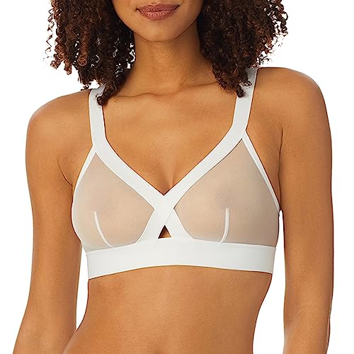 DKNY Intimates Damen Sheers Wirefree Softcup Bügelloser BH, Weiß (White Bj), X-Large von DKNY