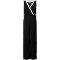 DKNY Jumpsuit mit Bindegürtel in Black, Größe L von DKNY