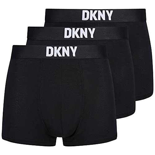 DKNY Men's Boxer Briefs, Black, L (3er Pack) von DKNY