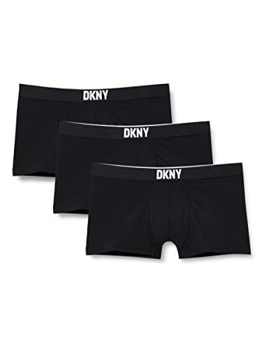 DKNY Men's Boxer Briefs, Black, M (3er Pack) von DKNY