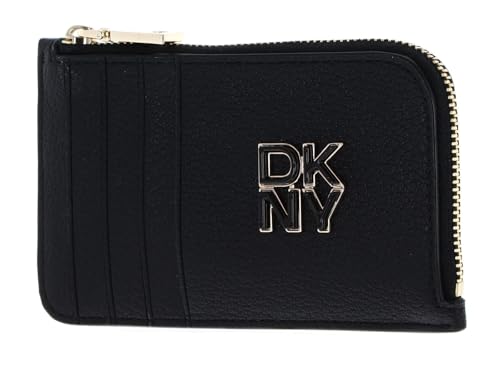 DKNY Milan Tie Zip Card Holder Blk/Black von DKNY