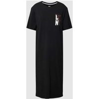 DKNY Nachthemd mit Eingrifftaschen in Black, Größe XS von DKNY