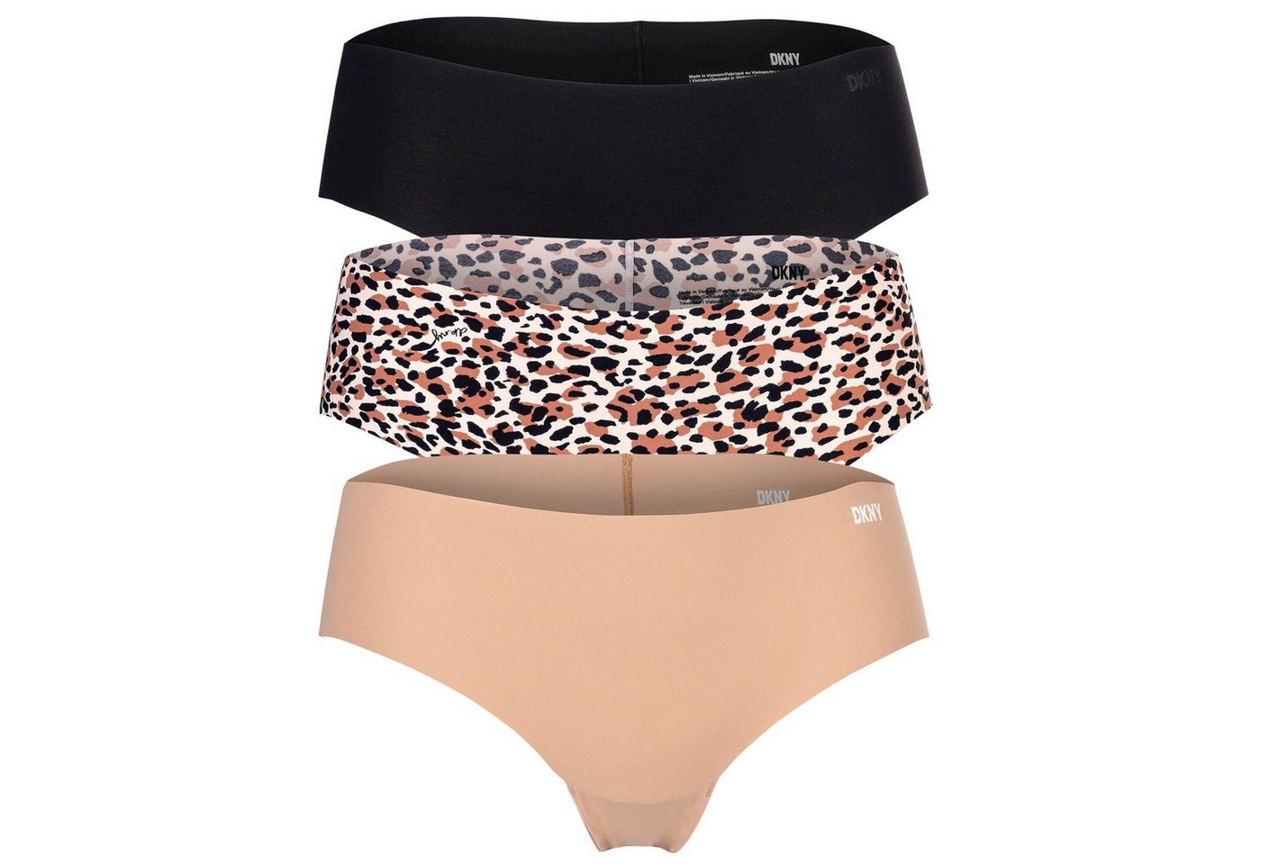 DKNY Panty Damen Hipster, 3er-Pack - Panty, Stretch von DKNY