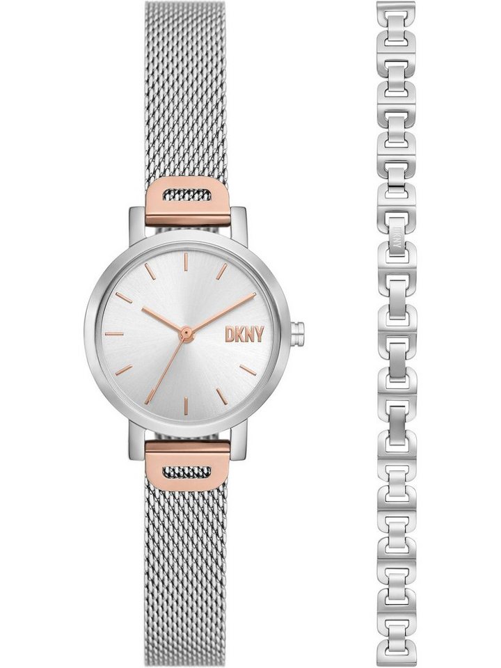 DKNY Quarzuhr DKNY Damen-Uhren-Sets Analog Quarz von DKNY