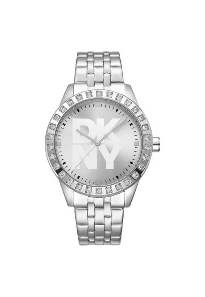 DKNY Quarzuhr Parsons Glitz Damen, (Set) von DKNY