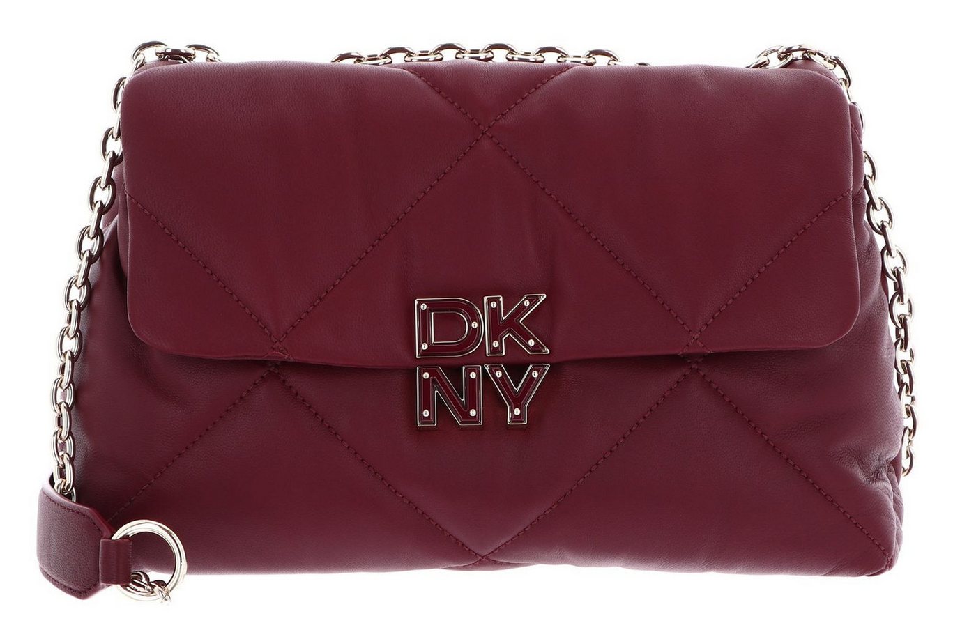 DKNY Schultertasche Shoulder Bag, aus echtem Lammleder von DKNY