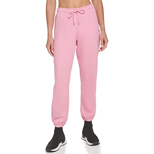 DKNY Women's Sport Metallic Logo Jogger Sweatpants, Orchid Smoke, Medium von DKNY