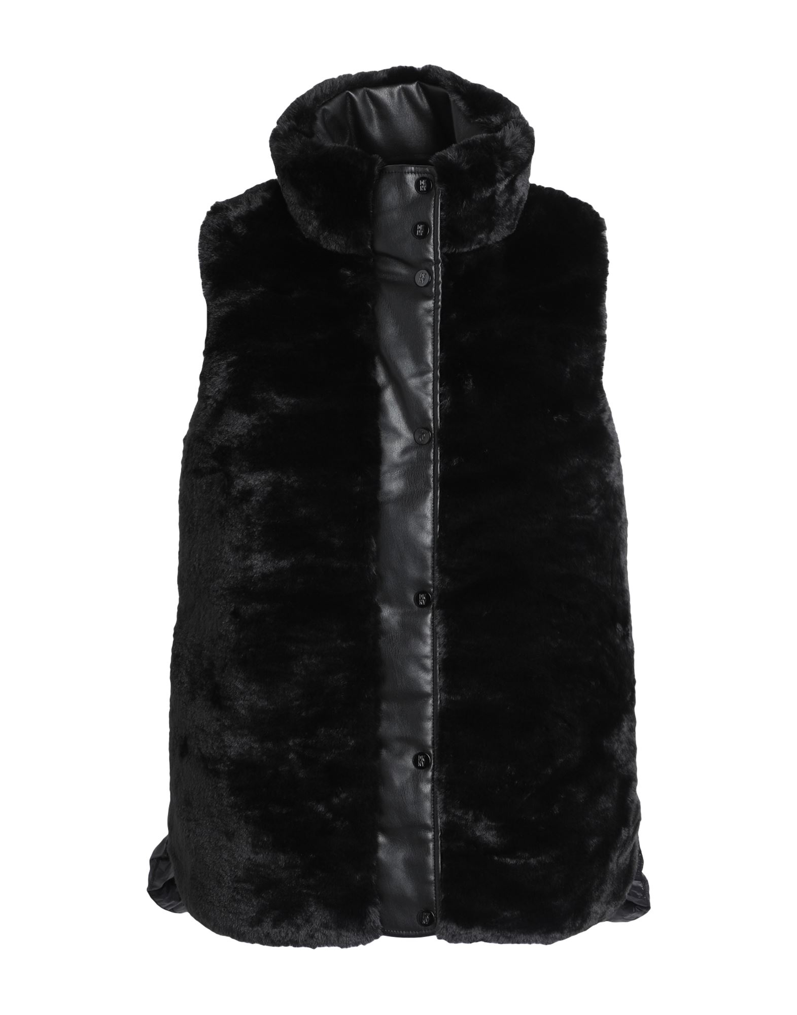 DKNY Shearling- & Kunstfell Damen Schwarz von DKNY