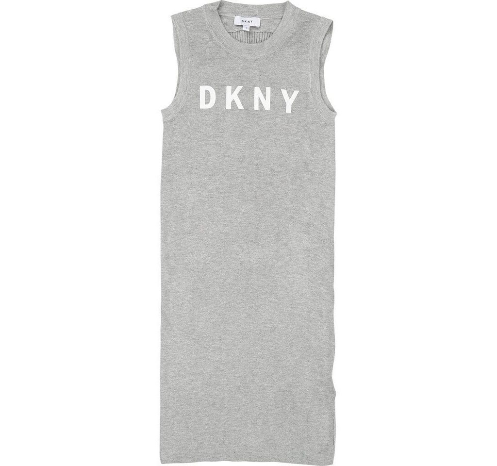 DKNY Strickkleid DKNY KIDS Strickkleid ärmellos grau von DKNY