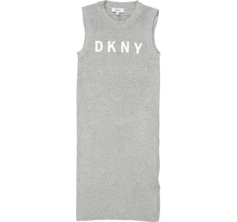 DKNY Strickkleid DKNY KIDS Strickkleid ärmellos grau von DKNY