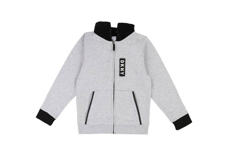 DKNY Sweatjacke DKNY Sweatjacke Hoodie greymelange Logo von DKNY