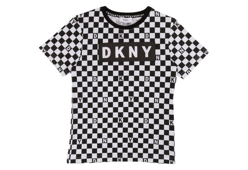 DKNY T-Shirt DKNY Kids T-Shirt – Schachbrett, schwarz/weiß von DKNY