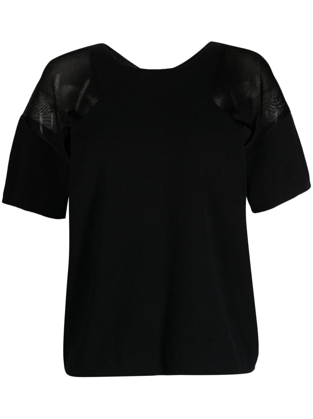 DKNY T-Shirt mit rundem Ausschnitt - Schwarz von DKNY