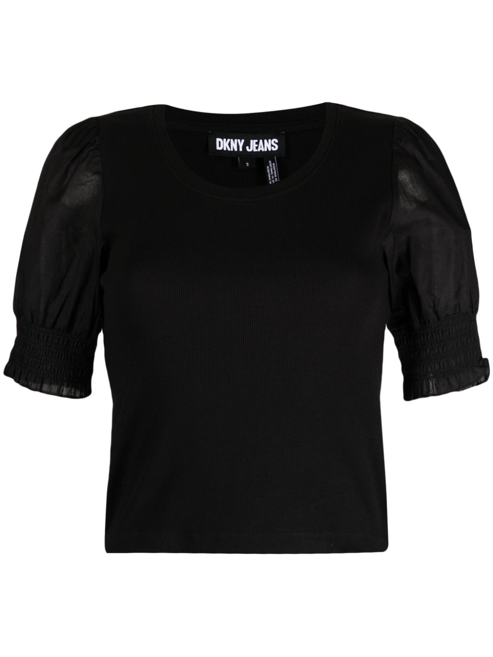 DKNY T-Shirt mit rundem Ausschnitt - Schwarz von DKNY