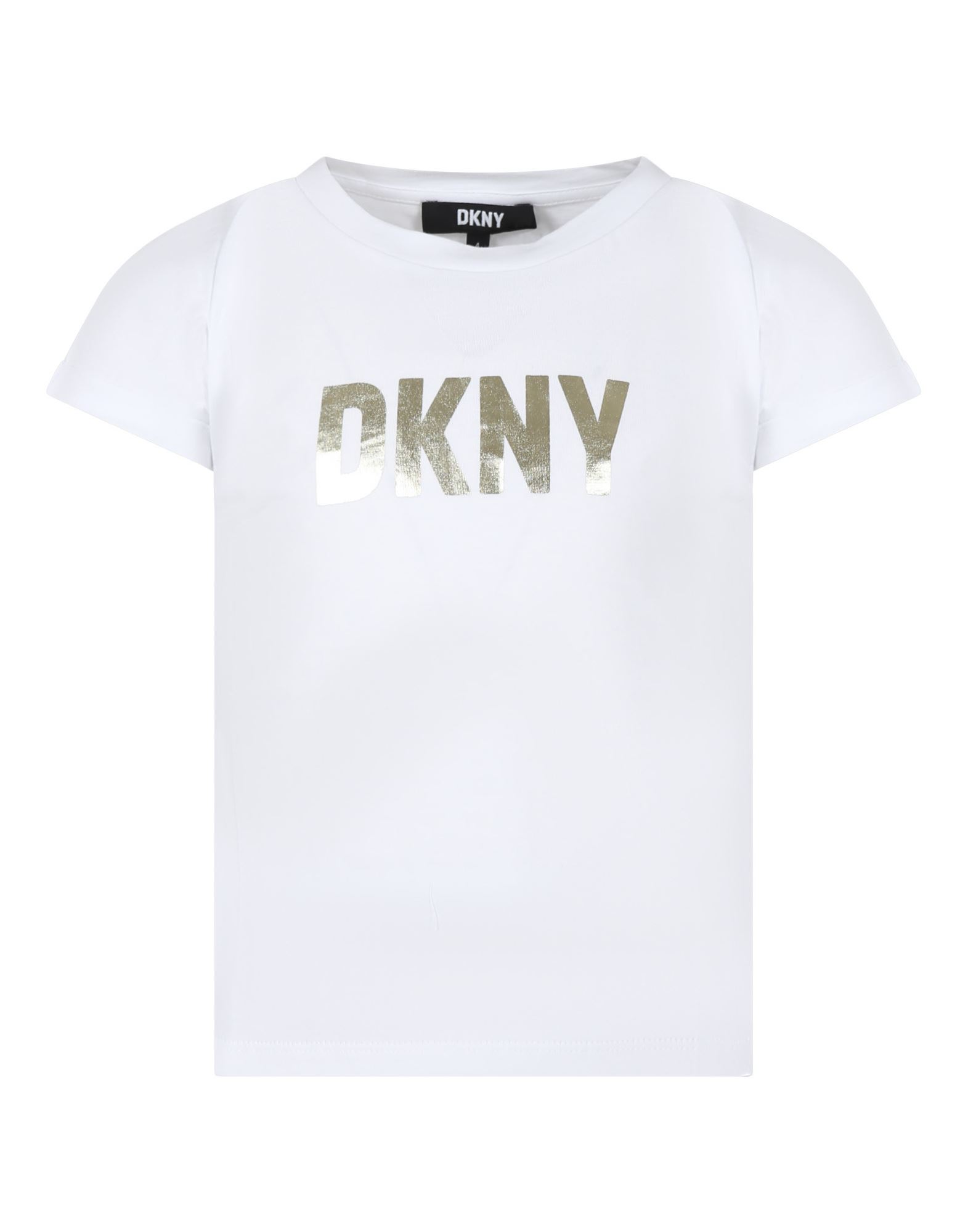 DKNY T-shirts Kinder Weiß von DKNY