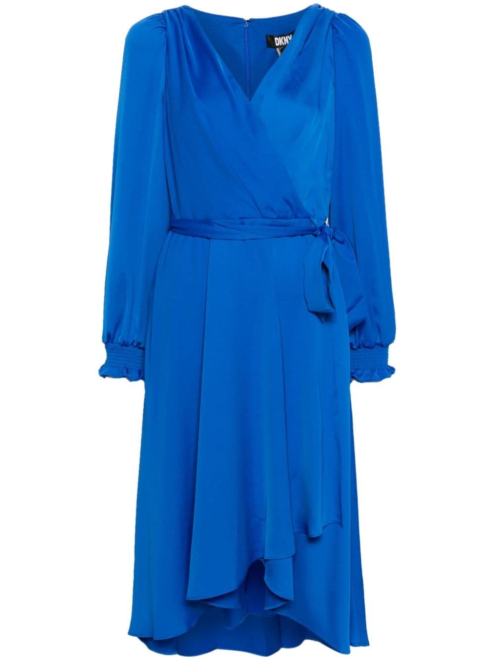 DKNY Wickelkleid mit V-Ausschnitt - Blau von DKNY