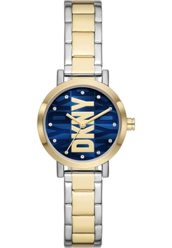 DKNY Watch for Women Soho Quarz/3 Zeigerwerk 28 mm Gehäusegröße mit Edelstahlarmband NY6671 von DKNY