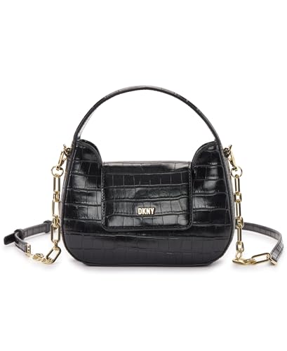 DKNY Women's Arden Demi Crossbody Shoulder Bag, Black von DKNY