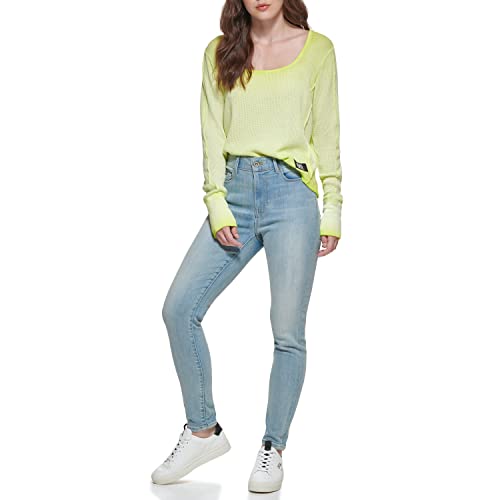 DKNY Women's Bleeker Super Stretch Shaping Skinny Jeans, Light Wash Denim, 26 von DKNY