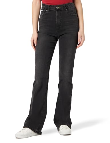 DKNY Women's Boreum High Rise Flare Jeans, Concrete, 29 von DKNY