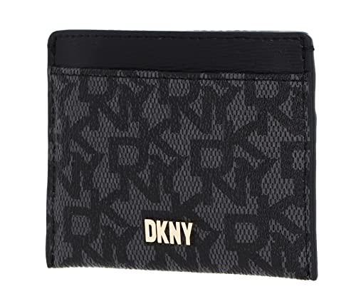 DKNY Women's Bryant Credit Coated Logo Travel Accessory-Envelope Card Holder, Black von DKNY