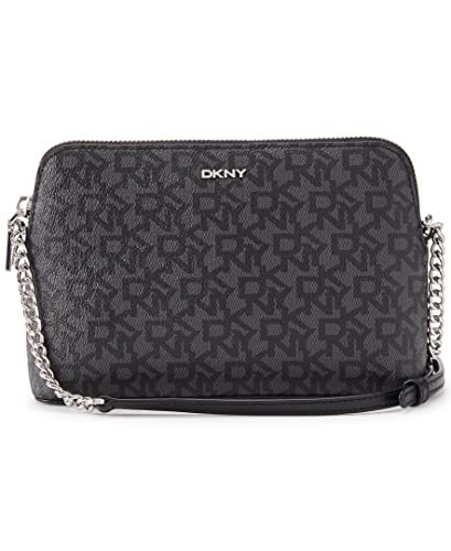 DKNY Women's Bryant Crossbody, Black Logo Black von DKNY