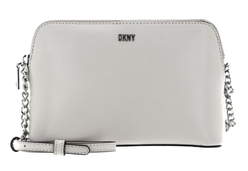 DKNY Women's Bryant Dome Bag with an Adjustable Chain Strap in Sutton Leather Crossbody, Pebble von DKNY