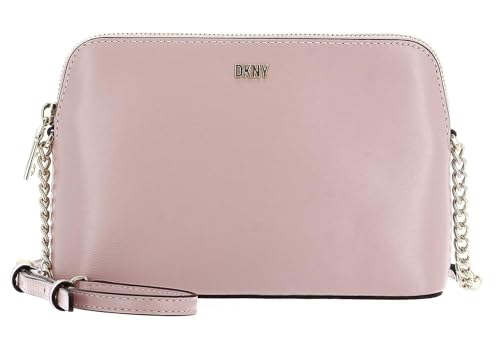 DKNY Women's Bryant Park Small Leather Dome Bag Crossbody, Lotus von DKNY