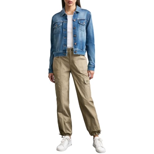 DKNY Women's Denim Fashionable Cropped Jeans Jacket, Dekalb WASH, XL DKNY Women's Denim Fashionable Cropped Jeans Jacket, Dekalb WASH, XL von DKNY