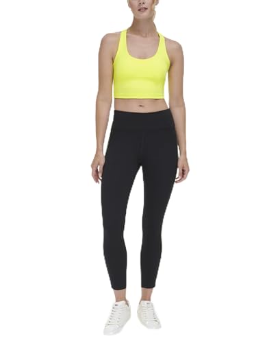 DKNY Women's High Waist 7/8 Legging Logo, Zest, Large DKNY Women's High Waist 7/8 Legging Logo, Zest, Large von DKNY