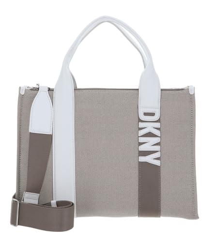 DKNY Women's Holly Medium Tote, Natural/White von DKNY