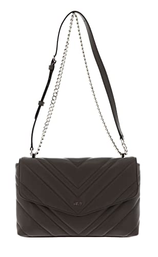 DKNY Women's Madison Large Envelope Flap with Adjustable Chain Strap in Lamb Nappa Leather Shoulder Bag, Truffle von DKNY