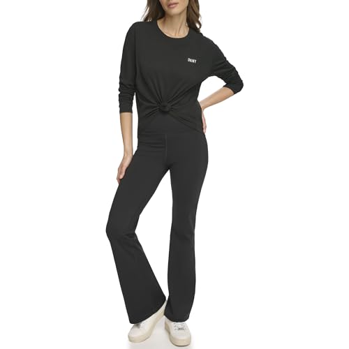 DKNY Women's Metallic Bubble Logo T-Shirt, Black, Small DKNY Women's Metallic Bubble Logo T-Shirt, Black, Small von DKNY