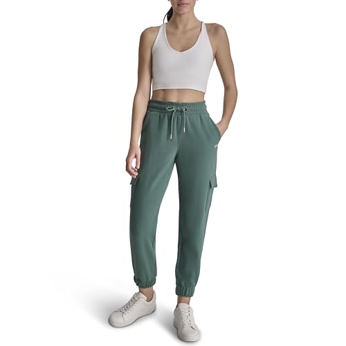 DKNY Women's Mini Stud Logo Slim Fit Cargos, Spruce, X-Small DKNY Women's Mini Stud Logo Slim Fit Cargos, Spruce, X-Small von DKNY