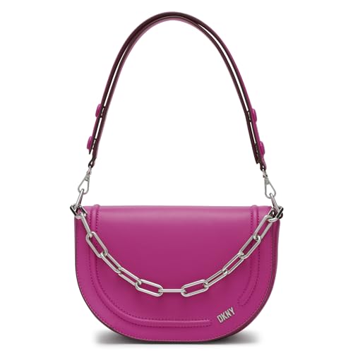 DKNY Women's Orion Convertible Flap Shoulder Bag, Dark Orchid von DKNY