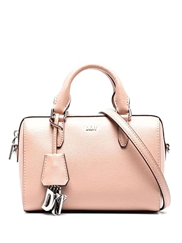 DKNY Women's Paige Small Bag with an Adjustable Chain Strap in Sutton Leather Duffle, Rosewater von DKNY