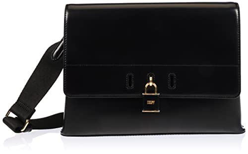 DKNY Women's Palmer Bag in Smooth Leather Crossbody, Black/Gold von DKNY