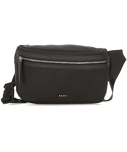 DKNY Women's R23IEA41-BSV-1 Crossbody, Black/Silver von DKNY