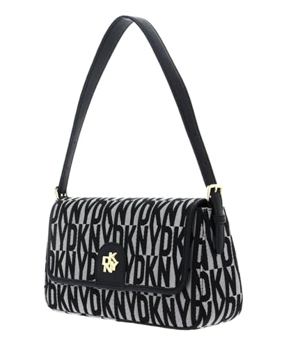 DKNY Women's R3132R33-XLB-1 Shoulder Bag, Black Logo/Black von DKNY