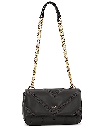 DKNY Women's R313BW79-BGD-1 Shoulder Bag, Black/Gold von DKNY